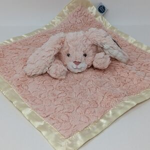 Mary Meyer Lovey Bunny Nursery Satin Baby Security Blanket